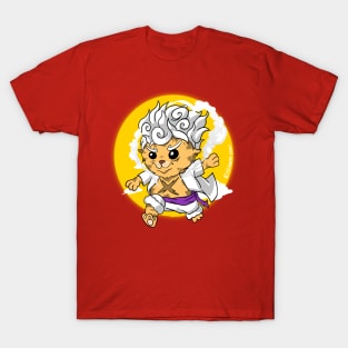 Luffy Cat Gear 5 God Nika Onepiece T-Shirt